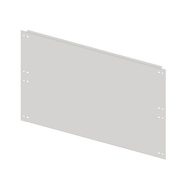 Blind front plate 3B10 in sheet steel image 1