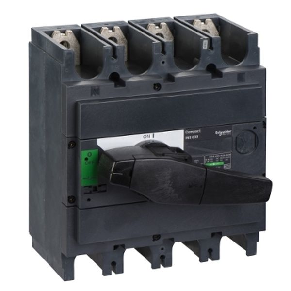 switch disconnector, Compact INS630 , 630 A, standard version with black rotary handle, 4 poles image 2