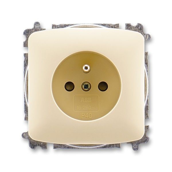 5518A-W2389 C Socket outlet with earthing pin, lid image 1