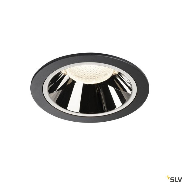 NUMINOS® DL XL, Indoor LED recessed ceiling light black/chrome 4000 20° image 1