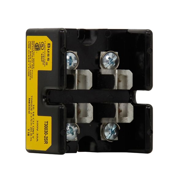 Eaton Bussmann series Class T modular fuse block, 300 Vac, 300 Vdc, 0-30A, Screw, Two-pole image 6