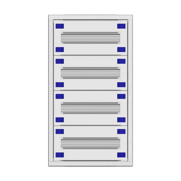 Wall-mounted distribution board 1A-12L, H:640 W:380 D:180mm image 1