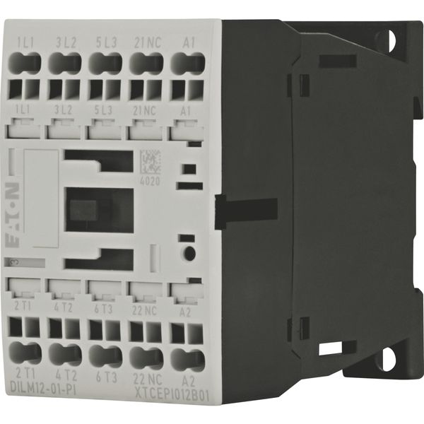 Contactor, 3 pole, 380 V 400 V 5.5 kW, 1 NC, 24 V DC, DC operation, Push in terminals image 4