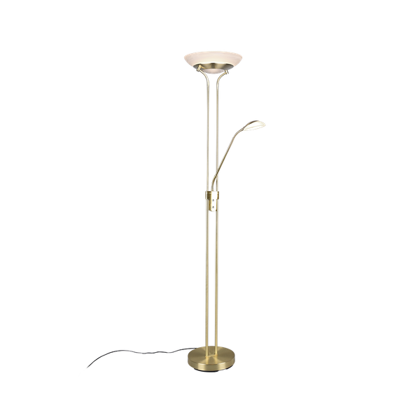 Orson LED floor lamp matt brass image 1