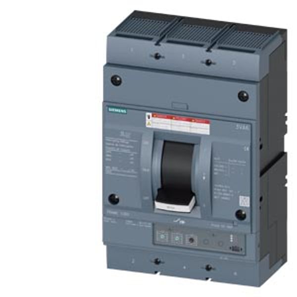 Circuit breaker 3VA6 UL frame 800 breaking capacity class M 35 kA @ 480 V 3-pole image 1