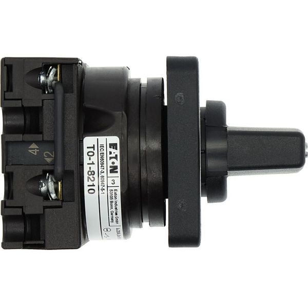 Changeoverswitches, T0, 20 A, flush mounting, 1 contact unit(s), Contacts: 2, 60 °, maintained, With 0 (Off) position, 1-0-2, Design number 8210 image 12