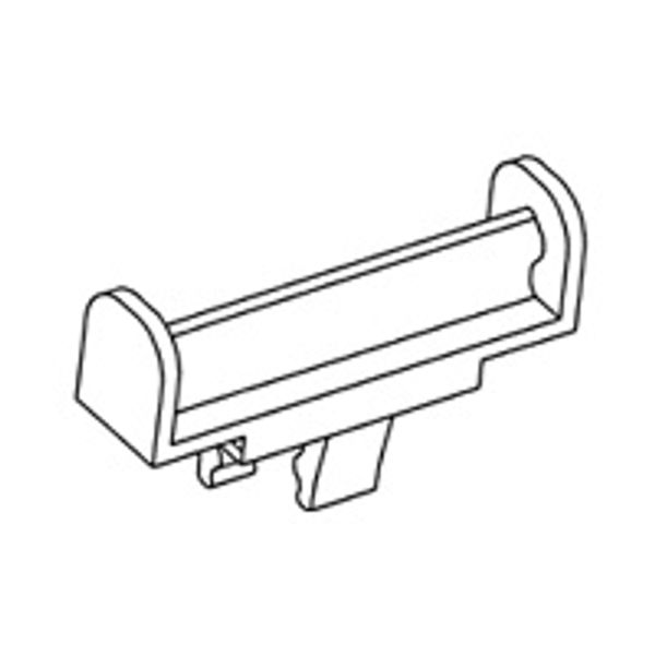 Support CAB 3 - for markers (7 from 0.15 to 1.5 mm² or 6 from 0.5 to 1.5 mm²) image 1