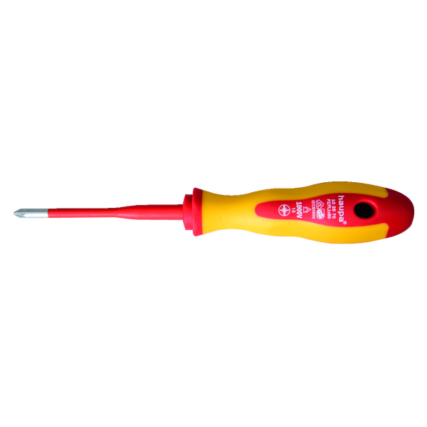 Screwdriver slot 6.5x1.2x150mm L 265mm VDE 1000V slim 2C handle image 5