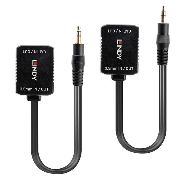 500m Cat.6 3.5mm Analogue Audio Extender Extend 3.5mm stereo audio up to 500m over network cable image 2