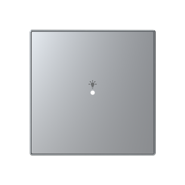 SRL-1-85PL Cover plate - free@home / KNX 1-gang sensors - Switch - Silver for Switch/push button Single push button Silver - Sky Niessen image 1