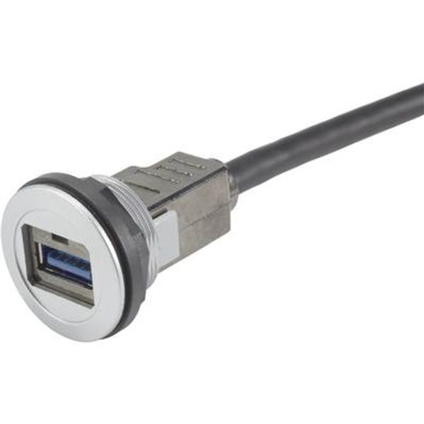 har-port USB 3.0 A-A PFT cable 0,5m image 1