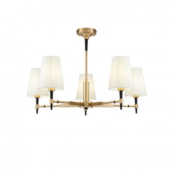 House Zaragoza Chandelier Brass image 3