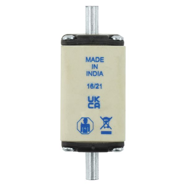 Fuse-link, LV, 100 A, AC 400 V, NH00, gFF, IEC, dual indicator, insulated gripping lugs image 15