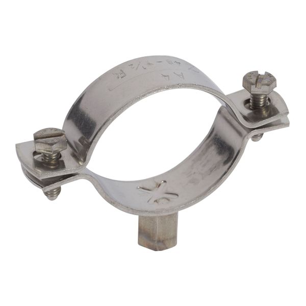 Stainless steel collar IK10 Ø50mm for rigid conduit IRL4554 EXTRAL image 1