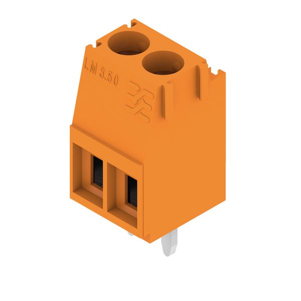 PCB terminal, 3.50 mm, Number of poles: 2, Conductor outlet direction: image 2