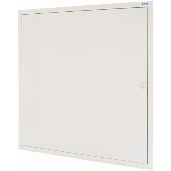Complete flush-mounted flat distribution board, white, 33 SU per row, 5 rows, type C image 3