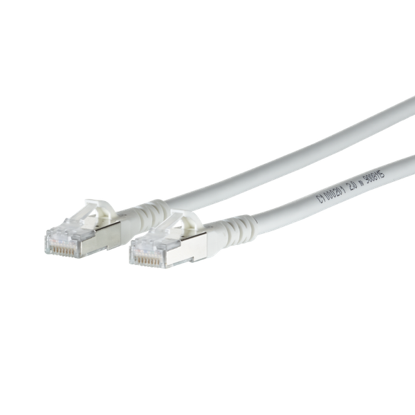 Patch cord Cat.6A AWG 26 10.0 m white image 3