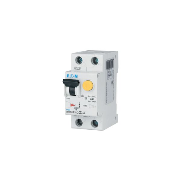 RCD/MCB combination, 40 A, 30 mA, MCB trip characteristic: C, 1p+N, RCD trip characteristic: A image 18