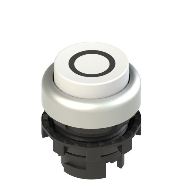 White protruding luminous button with gear E2 1PL2S229L1 image 1