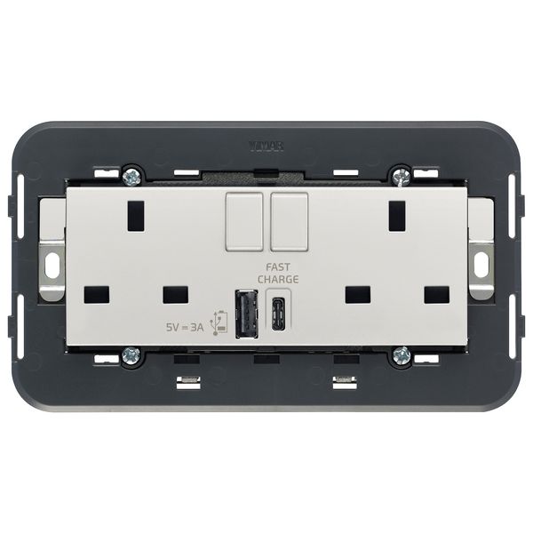 2 2P+E13ABS socket+switch+A/C-USB Next image 1