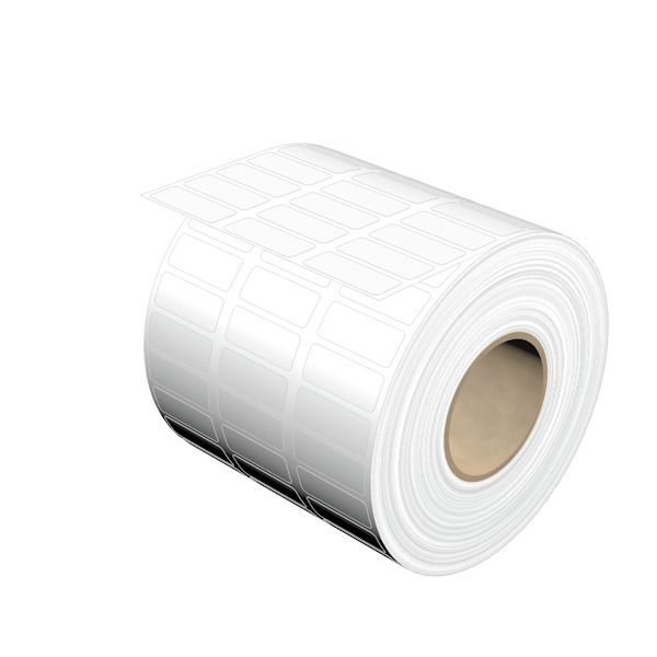 Device marking, Self-adhesive, halogen-free, 26 mm, Polyester, white image 1
