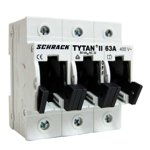 TYTAN II, D02 Fuse switch disconnector, 3-pole, 63A image 1