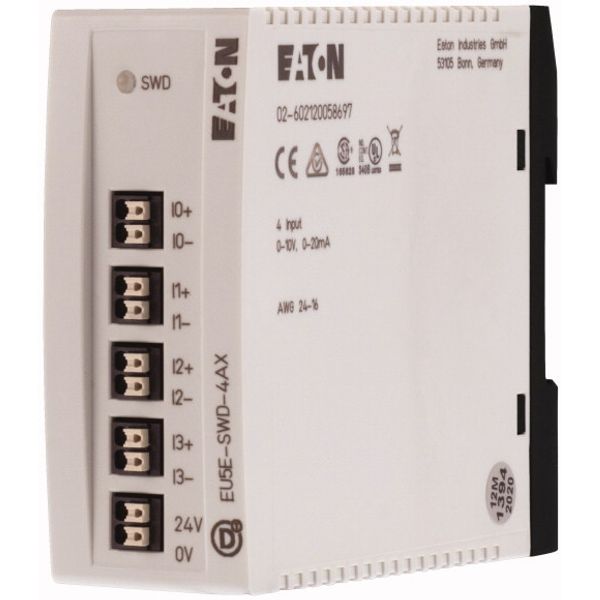 I/O module, SmartWire-DT, 24 V DC, 4AI configurable 0-10V/0-20mA image 3