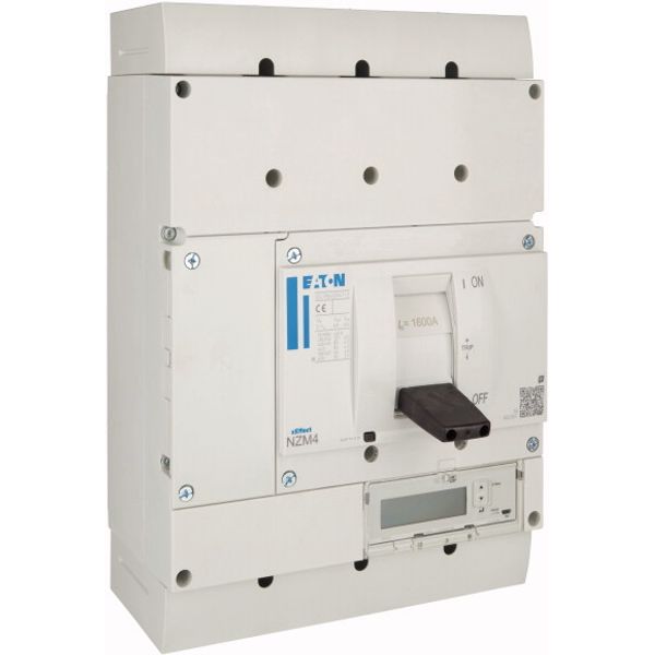 NZM4 PXR25 circuit breaker - integrated energy measurement class 1, 1600A, 4p, variable, Screw terminal image 3