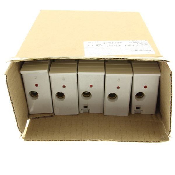 Fuse-holder, LV, 63 A, AC 550 V, BS88/F2, 1P, BS, front connected, white image 1