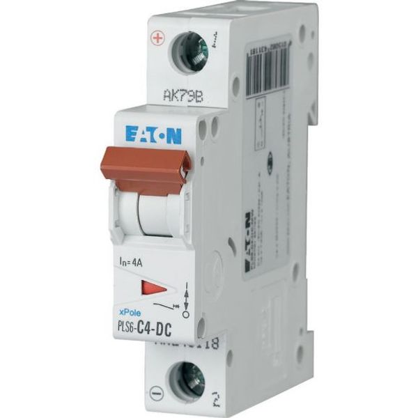 PLS6-C4-DC-MW Eaton Moeller series xPole - PLS6-DC MCB image 1