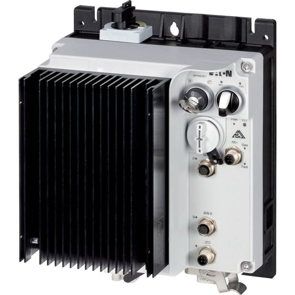 Speed controllers, 2.4 A, 0.75 kW, Sensor input 4, 230/277 V AC, AS-Interface®, S-7.4 for 31 modules, HAN Q4/2, with manual override switch, with brak image 19