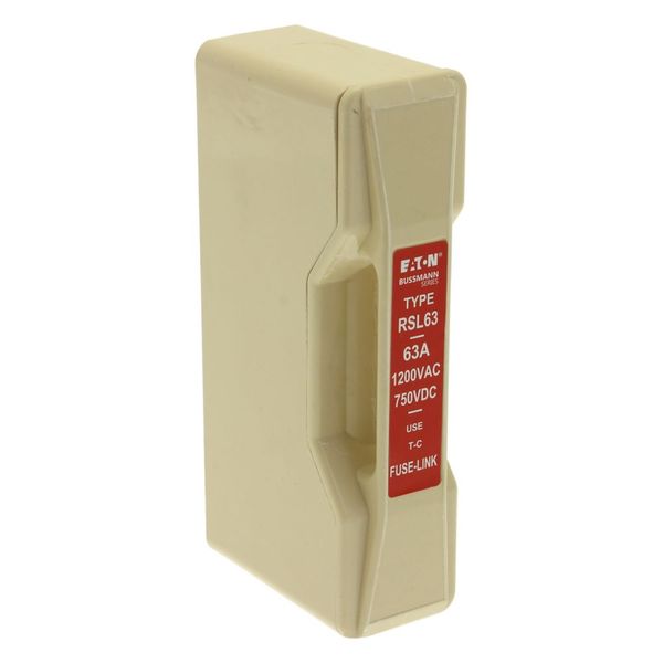 Fuse-holder, high speed, 63 A, AC 1200 V, DC 750 V, 1P, BS, front wire connected image 22