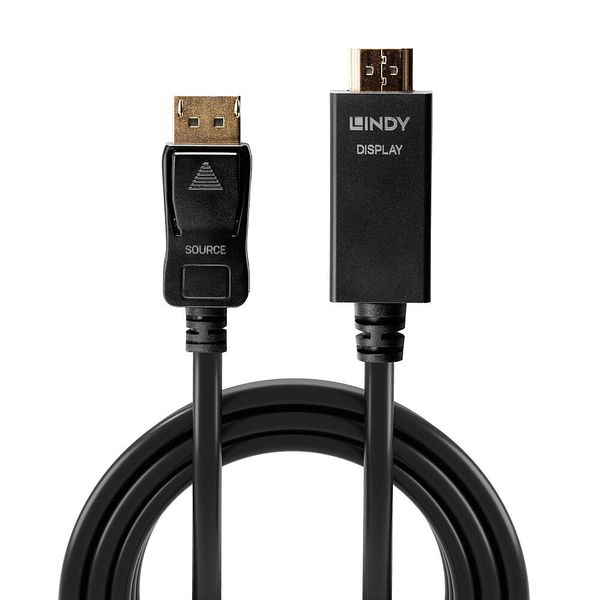 3m Display Port to HDMI 4K30Hz Adapter Cable Connects a single DisplayPort device to a single HDMI® Display with a maximum resolution of 3840x2160@30Hz image 2