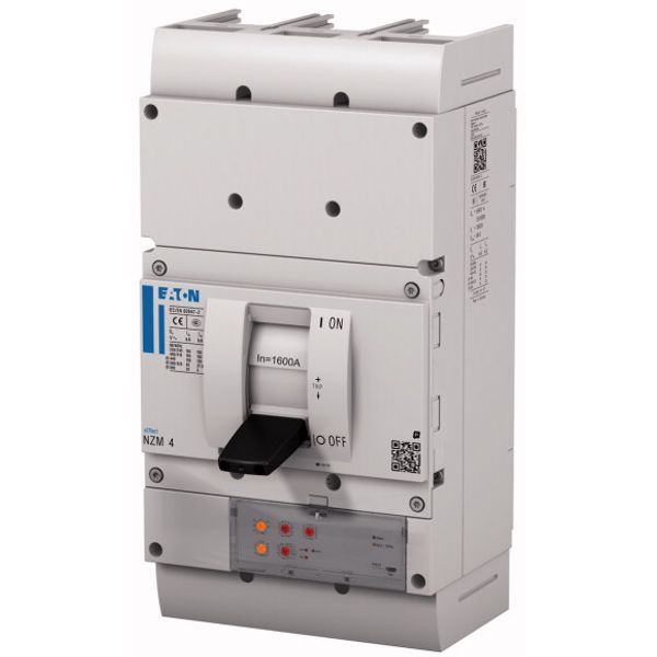 NZM4 PXR20 circuit breaker, 1600A, 4p, variable, screw terminal image 2