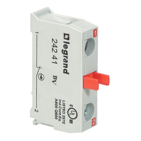 Osmoz electrical block - for control station non illuminated - NC image 1