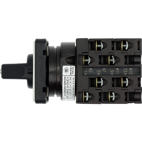 Changeoverswitches, T0, 20 A, flush mounting, 4 contact unit(s), Contacts: 8, 60 °, maintained, With 0 (Off) position, 1-0-2, Design number 8213 image 8