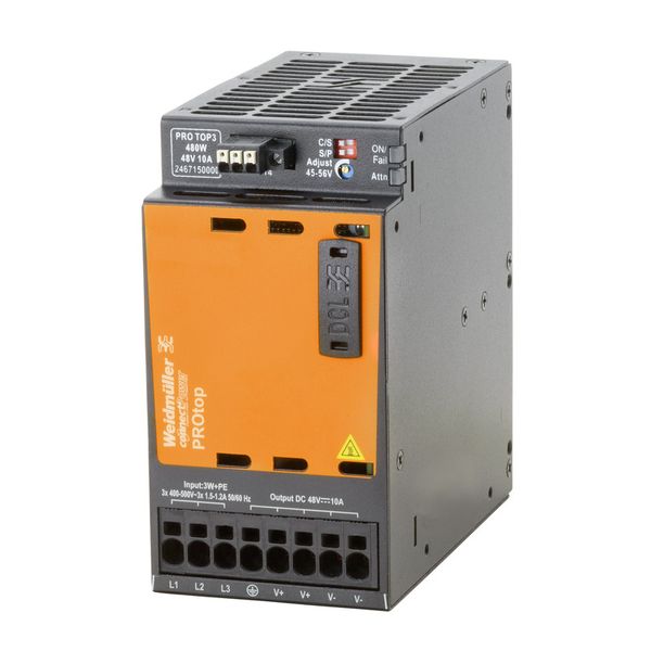 Power supply, 480 W, 10 A @ 60 °C image 2