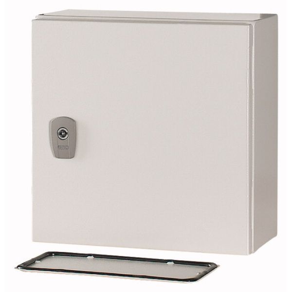 Wall enclosure with mounting plate, HxWxD=300x300x150mm image 2