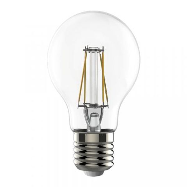 LED Filament Bulb - Classic A60 E27 6W 806lm 2700K Clear 320°  - Dimmable image 1