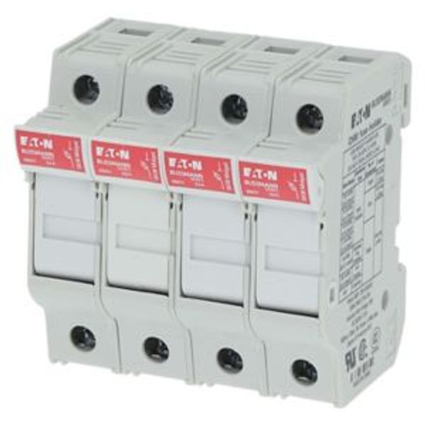 Fuse-holder, low voltage, 32 A, AC 690 V, 10 x 38 mm, 4P, UL, IEC image 4