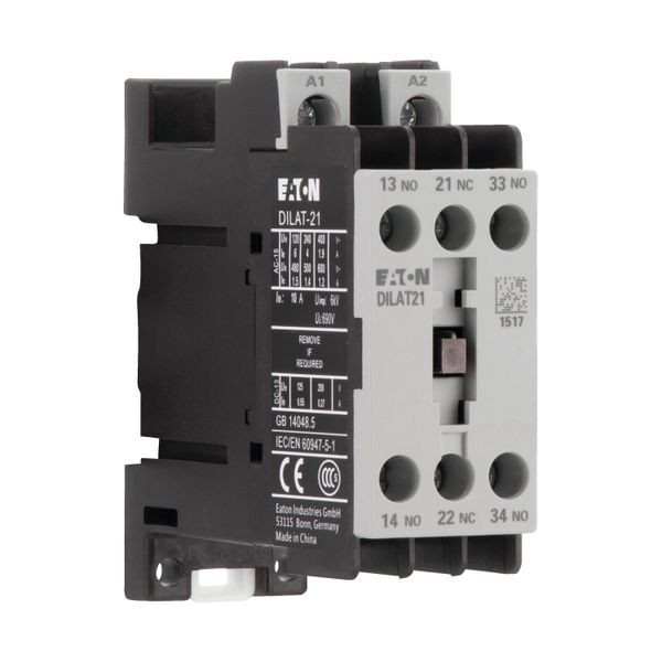 Contactor relay, 24 V DC, 2 N/O, 1 NC, Screw terminals, DC operation image 12