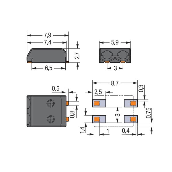 SMD PCB terminal block image 6