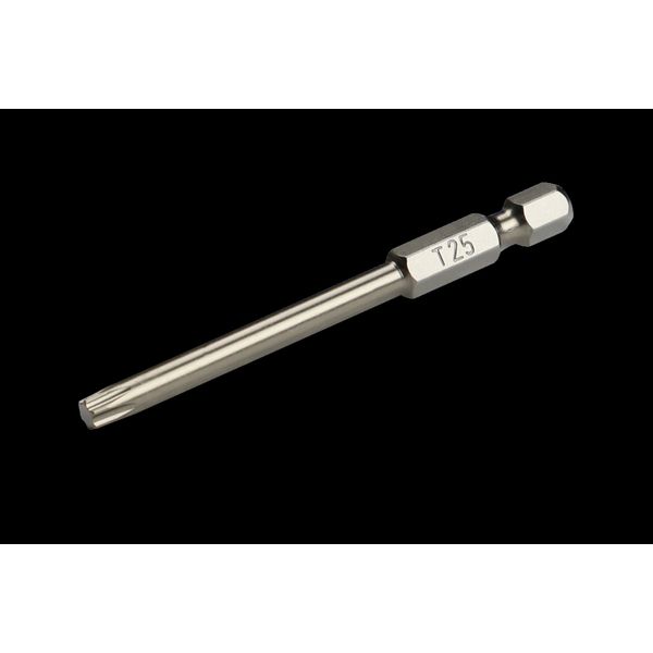 Industrial bit for cordless screwdrivers with long shaft, TX 25 x 73 mm image 1