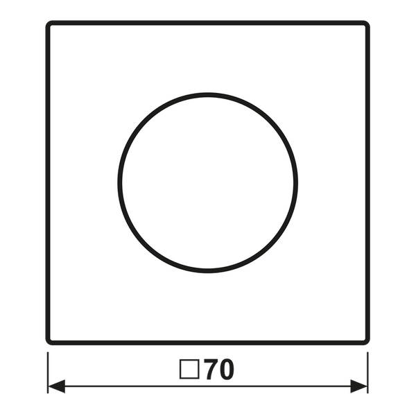 Centre plate with knob AL1740 image 2
