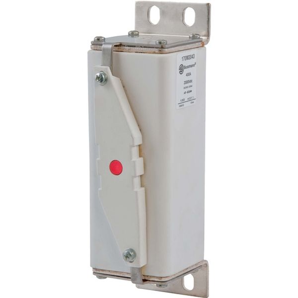 Fuse-link, high speed, 400 A, DC 2000 V, 65 x 89 x 213 mm, aR, IEC, with indicator image 1