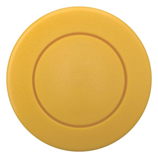 Mushroom actuator, RMQ-Titan, Mushroom, maintained, Mushroom yellow, yellow, Blank, Bezel: black image 3