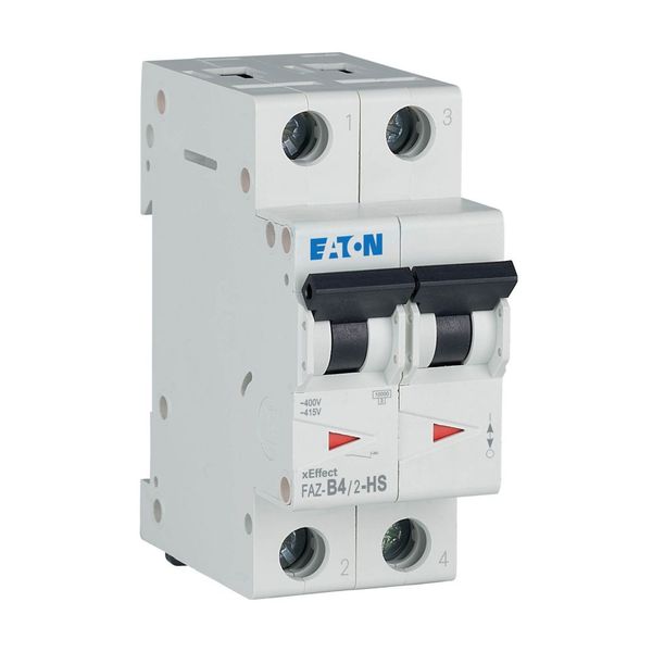 Miniature circuit breaker (MCB), 4 A, 2p, characteristic: B image 5