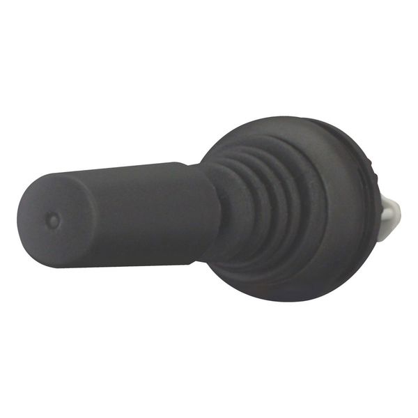 Joystick, with one operating point per operating direction, With plastic shaft, 4 positions, Bezel: black, momentary image 4