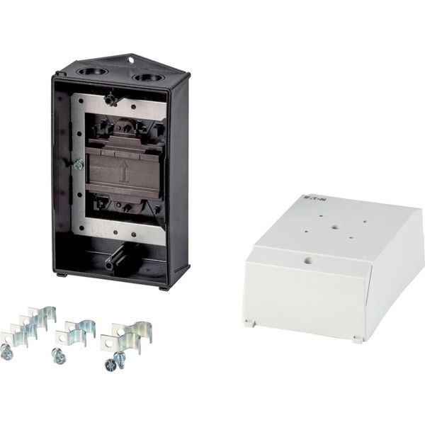 Insulated enclosure CI-K2H, H x W x D = 181 x 100 x 80 mm, for T3-3, T3-4, hard knockout version, with mounting plate screen image 4