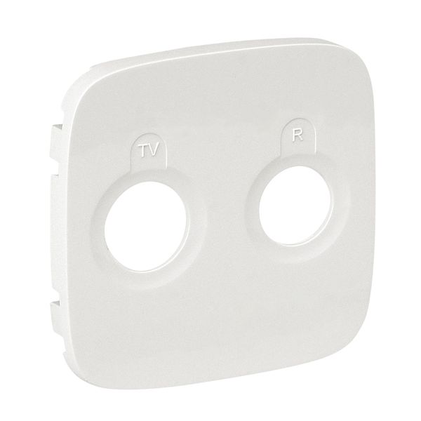 Cover plate Valena Allure - TV-R socket - pearl image 1